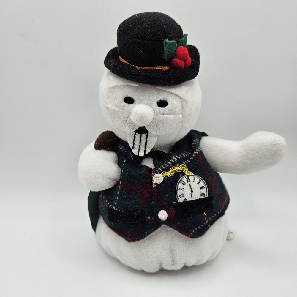 VINTAGE Stuffins CVS Rudolph the Red Nose Reindeer Sam the Snowman 6" Plush 1999